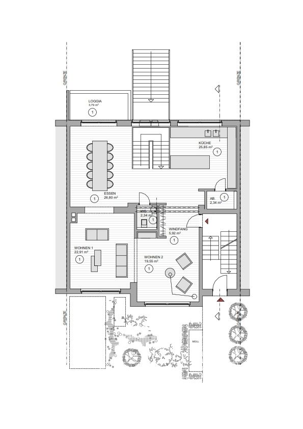 Grundriss Erdgeschoss