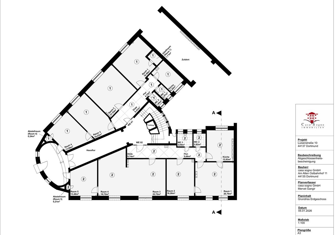 Grundriss Erdgeschoss 