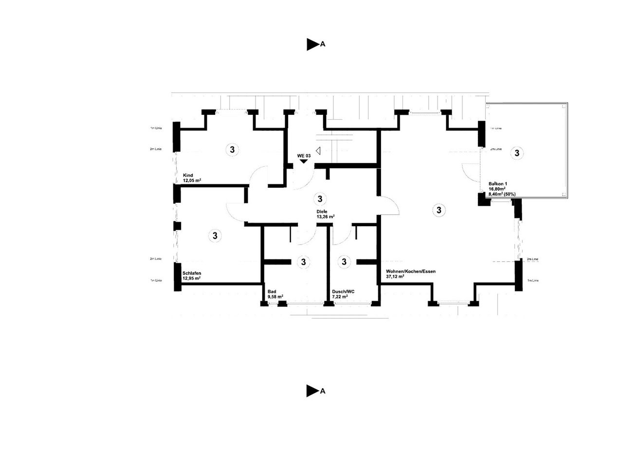 1. Obergeschoss WE02