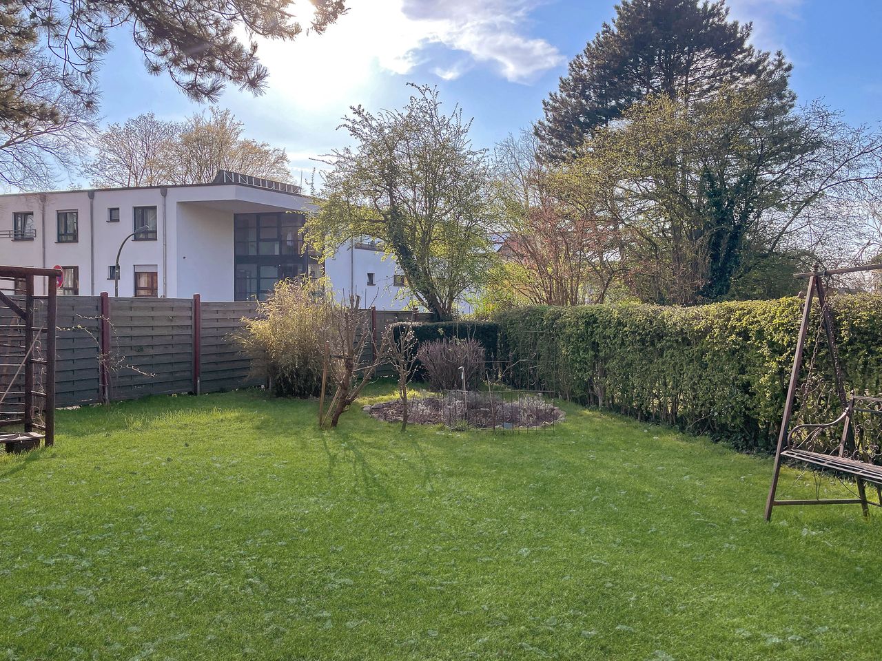 Garten Westausrichtung