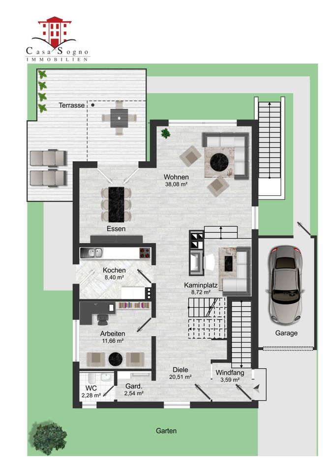 Grundriss Erdgeschoss