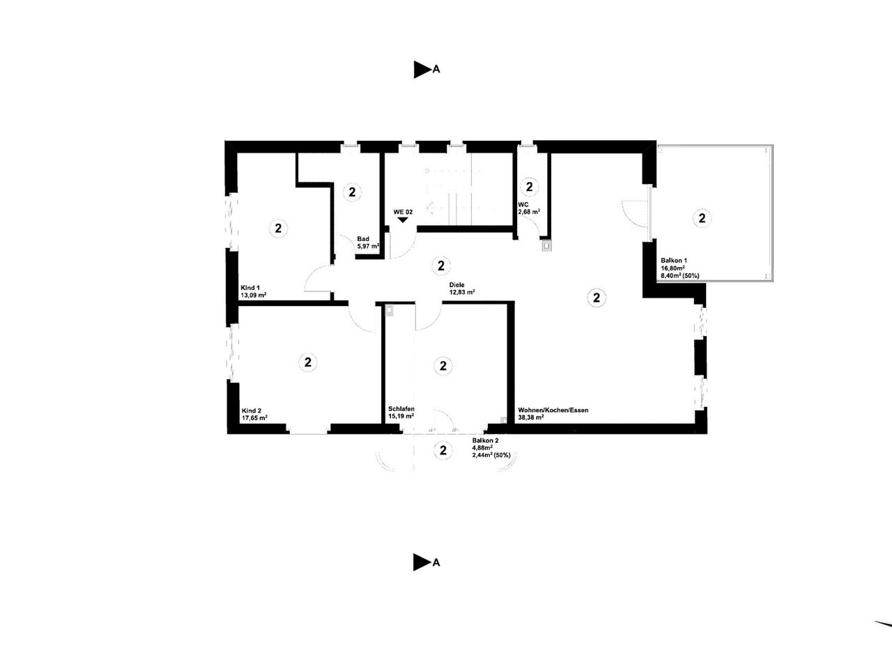 Dachgeschoss, WE03